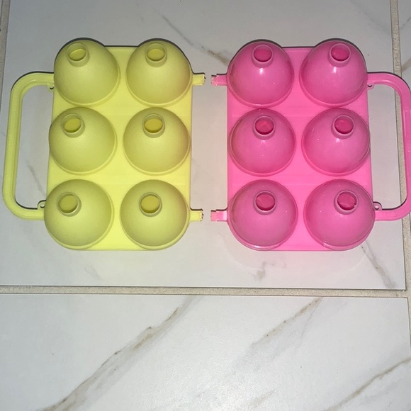 Jell-O Easter Egg Jello Jiggler Mold Set Bundle of 2 Hard Plastic Vintage 90’s - Picture 11 of 12